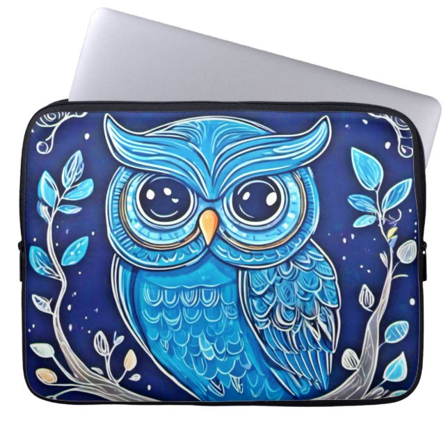grillige kalkoen laptop sleeve (Voorkant)