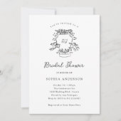 grillige kam | Zwart-wit Vrijgezellenfeest Kaart (Voorkant)