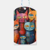 Grillige Kat Cadeaulabel (Achterkant)