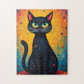 Grillige Kat Legpuzzel (Verticaal)