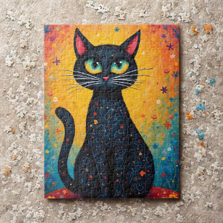 Grillige Kat Legpuzzel