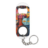 Grillige Kat Mini Flessenopener (Achterkant)