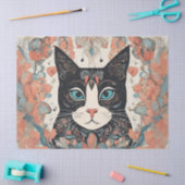 Grillige Kat Tissuepapier (Craft)