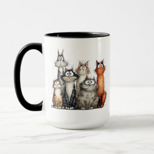 Grillige katten mok