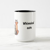 Grillige katten mok (Midden)