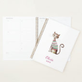 Grillige Kattenmoeder Schattige Waterverf cadeau v Planner (Display)