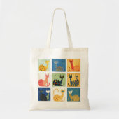 grillige kattenoptocht tote bag (Voorkant)