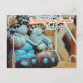 grillige keramische beeldjes  briefkaart (Voorkant)