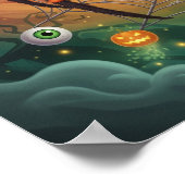 grillige kerkhofdieren poster (Hoek)