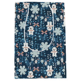 Grillige Kerst Inpakpapier Vlak Vel Medium Cadeauzakje