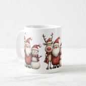 Grillige Kerst Koffiemok (Voorkant links)