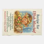 Grillige Kerst Recept Theedoek (Horizontaal)