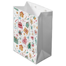 Grillige Kerst Waterverf Cadeautas