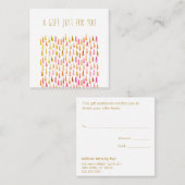 Grillige Kerstbomen Vakantie Cadeaubon Kortingskaartje (Voorkant / Achterkant)