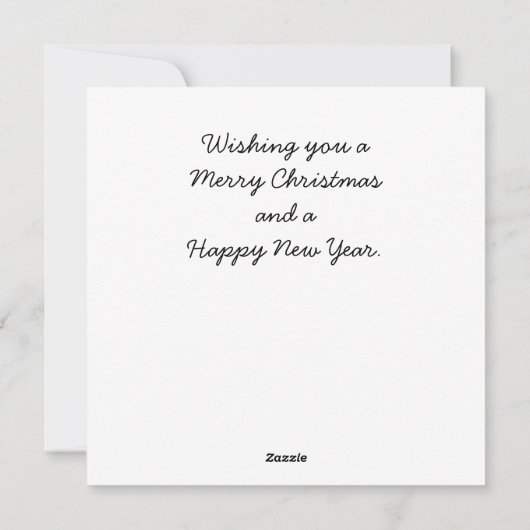 grillige kerstboom, felle kleuren, feestdagenkaart (Achterkant)