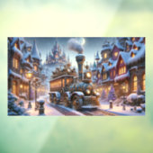 grillige kerstetalage raamsticker (Vel 3)