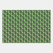 grillige kerstkatten inpakpapier vel (Voorkant 3)