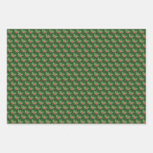 grillige kerstkatten inpakpapier vel (Voorkant 2)