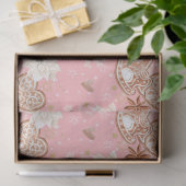 Grillige kerstkoekontwerpen tissuepapier (Geschenk)
