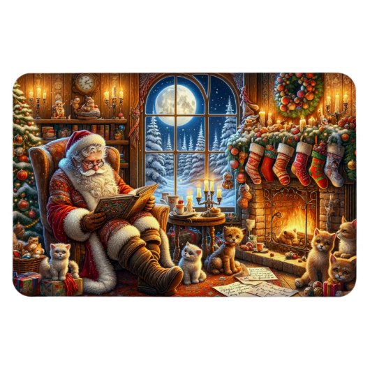 grillige kerstmagneet magneet (Horizontaal)