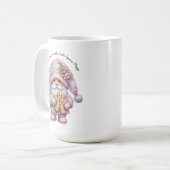 Grillige Kerstman Kabouter Gebak Koffiemok (Voorkant links)