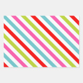 Grillige Kerstpatronen Inpakpapier Vel (Voorkant 3)