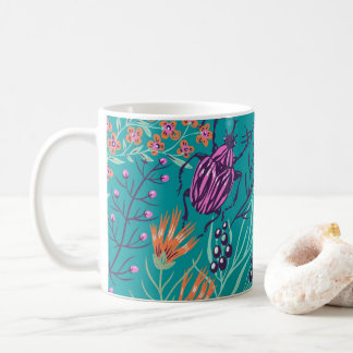 Grillige Kever & Wilde Bloem Botanisch Koffiemok