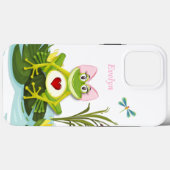 Grillige Kikker Meisje | Gepersonaliseerd Case-Mate iPhone Case (Achterkant (horizontaal))