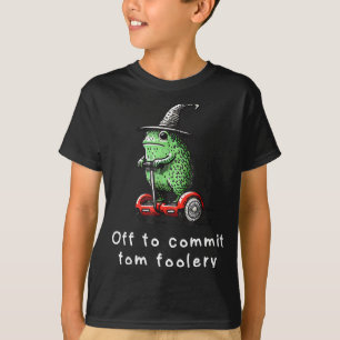 Grillige Kikker Tovenaar Gaat Dwaasheden Uithalen T-shirt