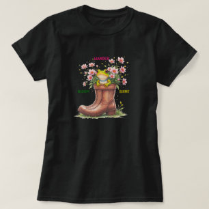 grillige kikkerbloei T-shirt