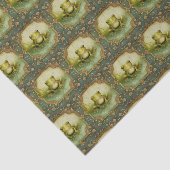 grillige kikkers tissuepapier (Detail)