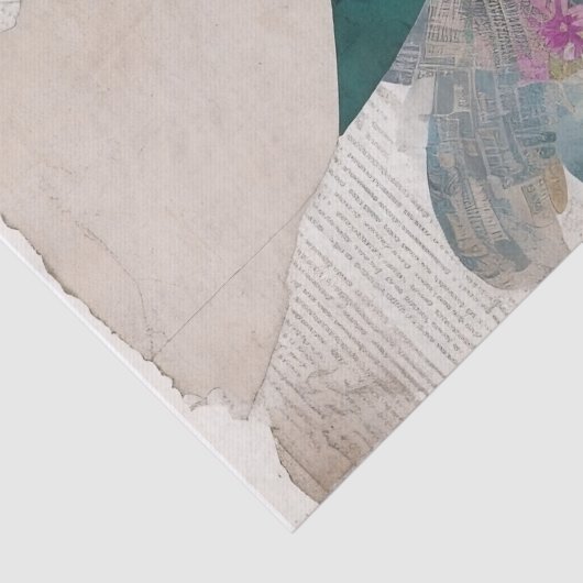 grillige kip collage decoupage weefsel papier (Detail)