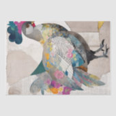 grillige kip collage decoupage weefsel papier (Voorkant)