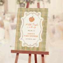 Grillige Kleine Pompoen Baby Shower Welkom