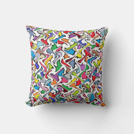 Grillige Kleuren Kussen