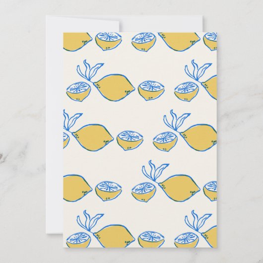 Grillige Kleurrijke Getekende Hoofd Squeeze Bruilo Kaart (Achterkant)