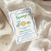 Grillige Kleurrijke Getekende Hoofd Squeeze Bruilo Kaart