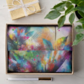 grillige kleurrijke kolibrie decoupage tissuepapier (Geschenk)