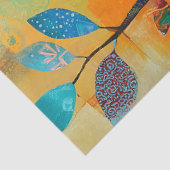 GRILLIGE KLEURRIJKE VOGELONTKOPPELING TISSUEPAPIER (Detail)