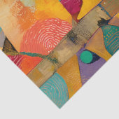 GRILLIGE KLEURRIJKE VOGELONTKOPPELING TISSUEPAPIER (Detail)