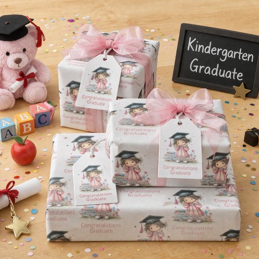 Grillige kleuterschool afstudeerfeest  cadeaulabel
