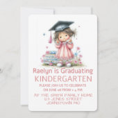 Grillige kleuterschool afstudeerfeest kaart (Voorkant)