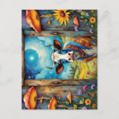 grillige Koe Dreamscape Briefkaart (Voorkant)