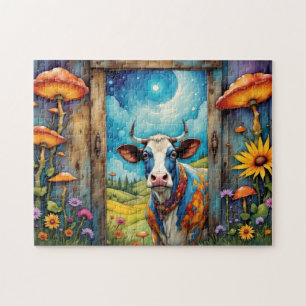 grillige Koe Dreamscape Legpuzzel