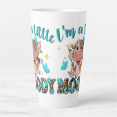 grillige Koe Humor Latte Mok (Voorkant)