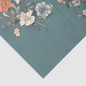 Grillige Koe met Bloemen Tissuepapier (Detail)