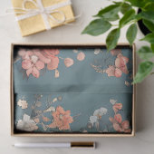 Grillige Koe met Bloemen Tissuepapier (Geschenk)