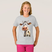 Grillige Koe T-shirt (Voorkant volledig)