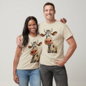 Grillige Koe T-shirt (Unisex)