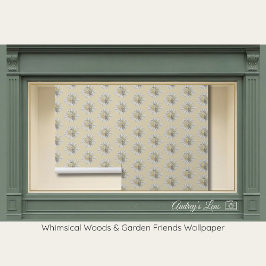 Grillige Kolibrie & Lente Bloemen Kwekerij Behang